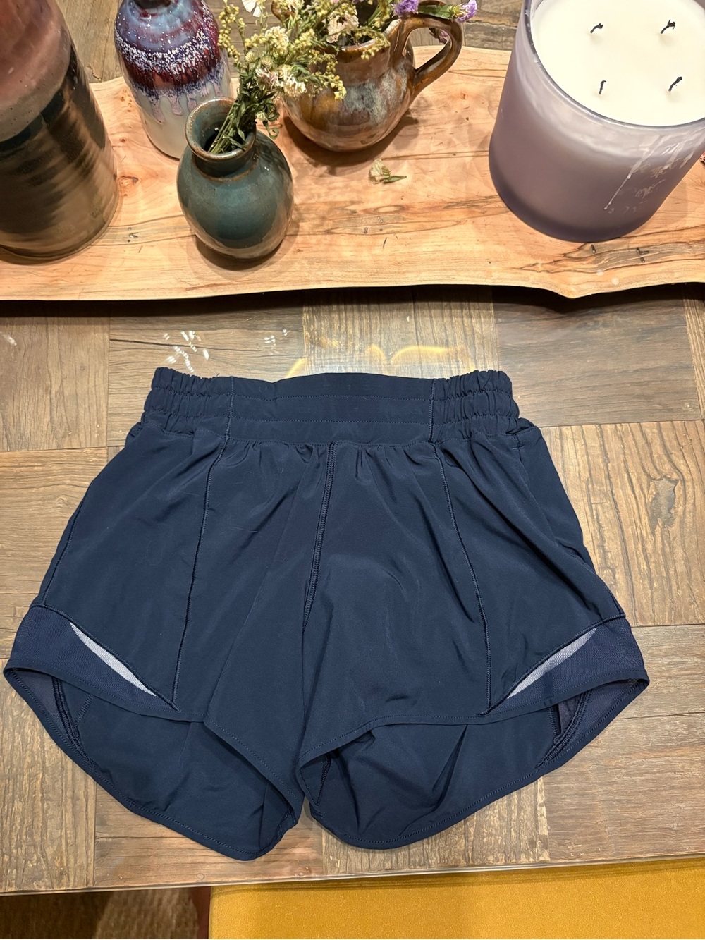 Lululemon athletic navy blue  athletic shorts